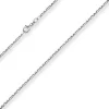 2mm Erbskette Silberkette Collier Halskette aus 925 Silber rhodiniert 70cm