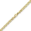 5mm Fantasie Armband Armkette Schmetterlinge aus 585 Gold Gelbgold 19cm