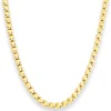 4,9mm Fantasiekette Goldkette Collier Halskette aus 750 Gold Gelbgold 45cm