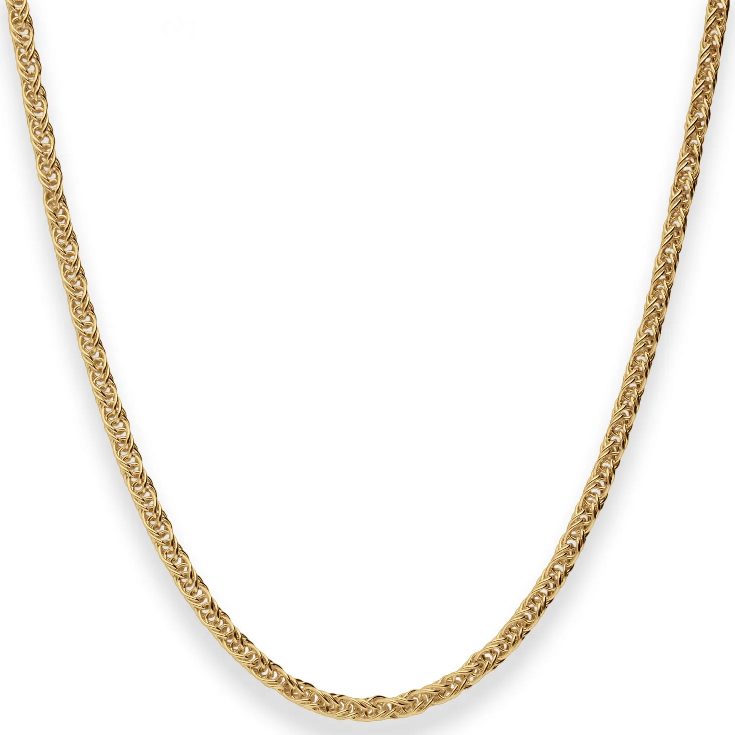 3mm Fantasiekette Goldkette Collier Halskette aus 375 Gold Gelbgold 60cm