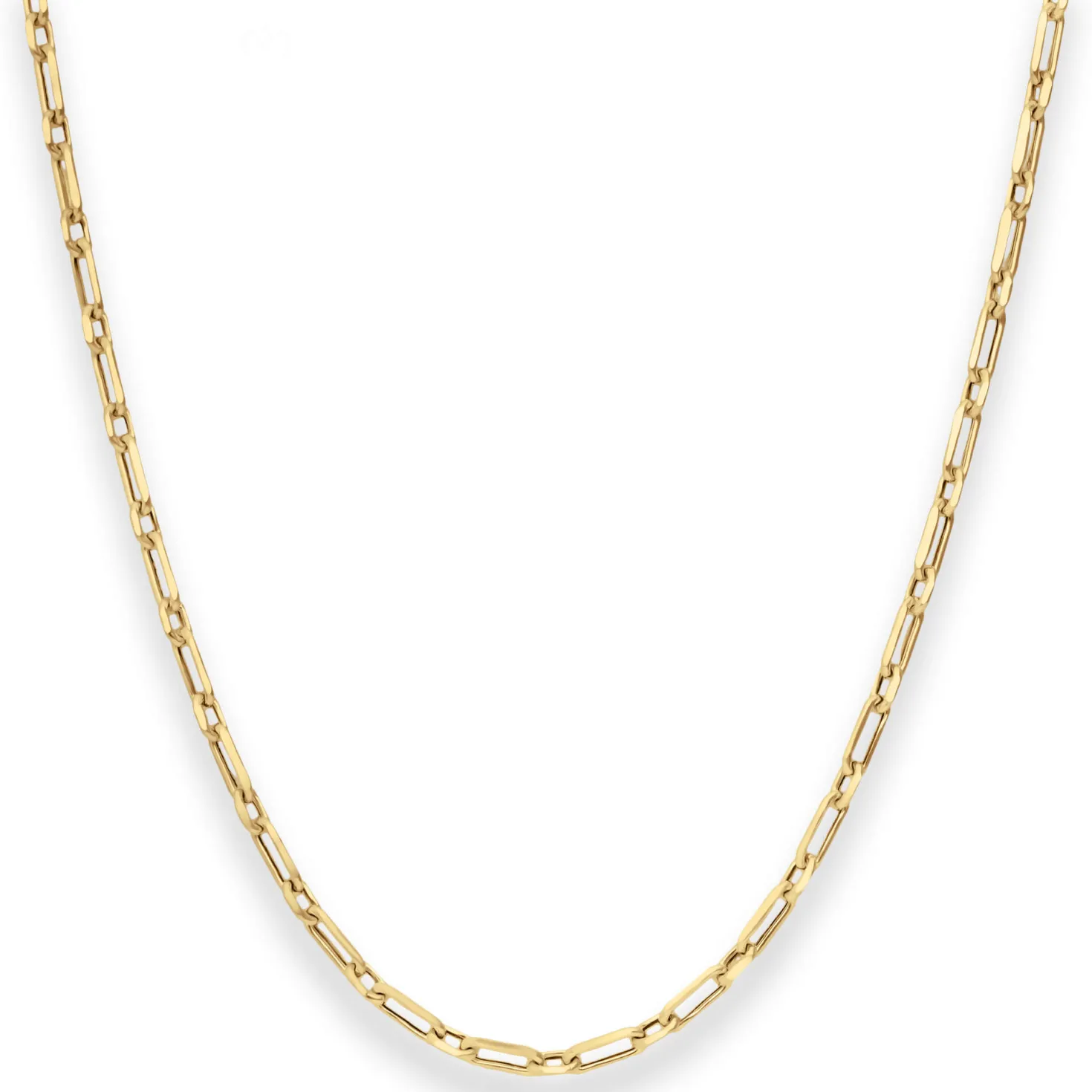 2,7mm Fantasiekette Goldkette Collier Halskette aus 585 Gold Gelbgold 50cm