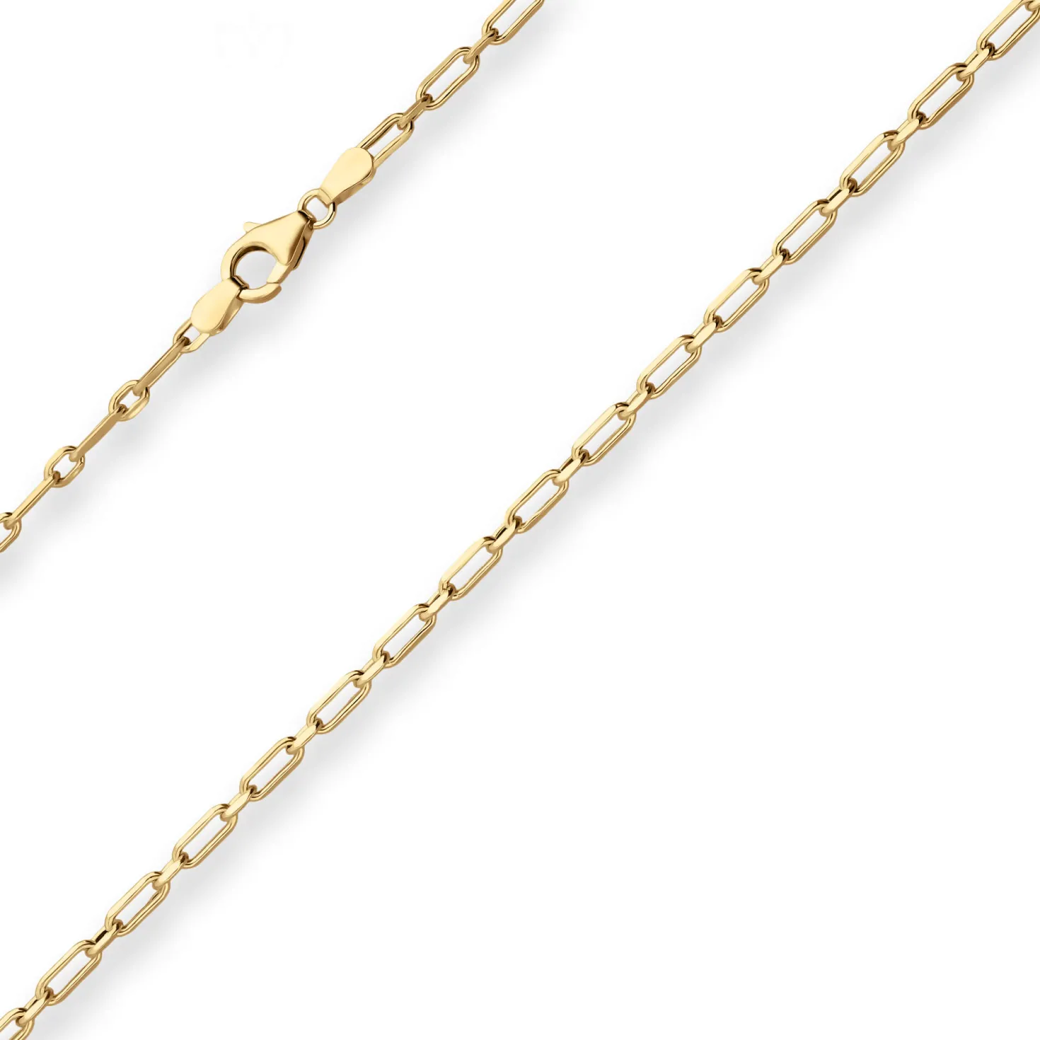 2,7mm Fantasiekette Goldkette Collier Halskette aus 585 Gold Gelbgold 50cm