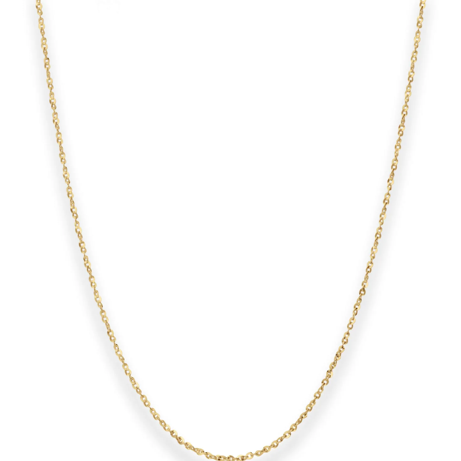 1,5mm Fantasiekette Goldkette Collier Halskette aus 333 Gold Gelbgold 45cm