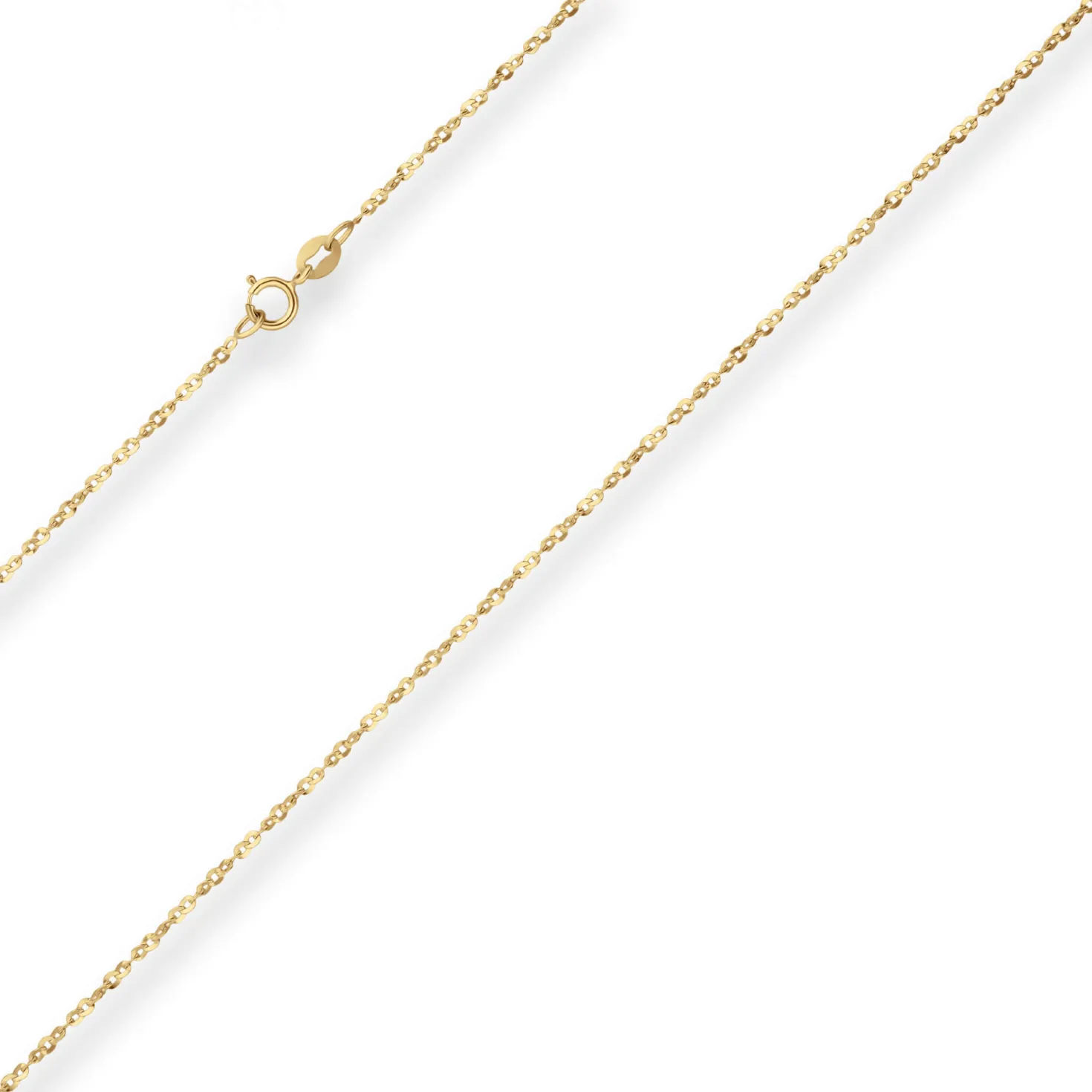 1,5mm Fantasiekette Goldkette Collier Halskette aus 333 Gold Gelbgold 45cm