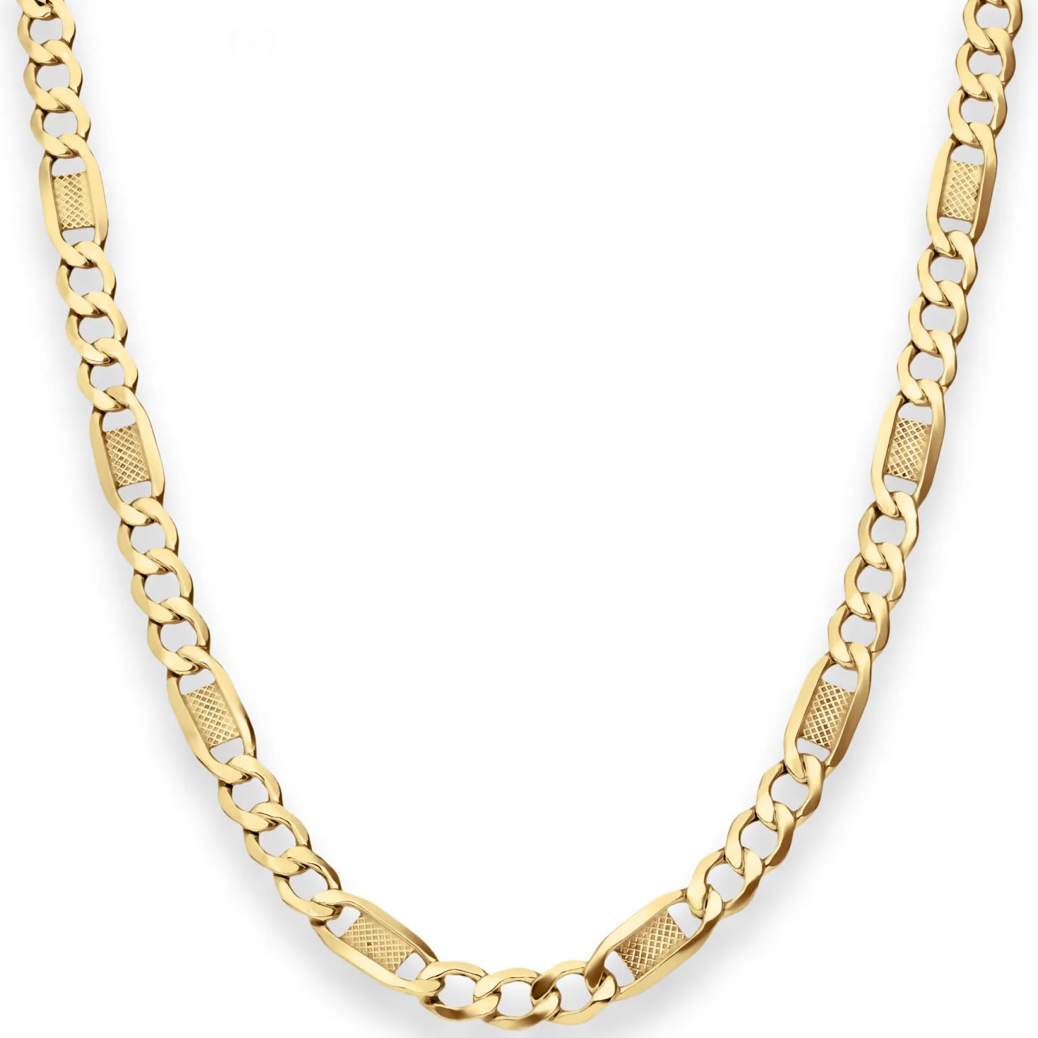 5,2mm Fantasiekette Goldkette Collier Halskette aus 333 Gold Gelbgold 45cm
