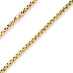 5,5mm Fantasiekette Goldkette Collier Halskette aus 585 Gold Gelbgold 45cm