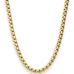 5,5mm Fantasiekette Goldkette Collier Halskette aus 585 Gold Gelbgold 45cm