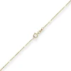 1mm Fantasiekette Goldkette Collier Halskette aus 585 Gold Gelbgold 40cm