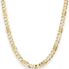 5,2mm Fantasiekette Goldkette Collier Halskette aus 333 Gold Gelbgold 60cm