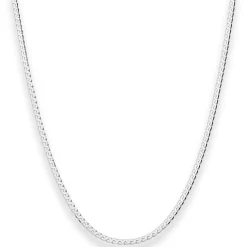 2,3mm Fantasiekette Silberkette Collier Halskette aus 925 Silber 40cm