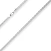 2,7mm Fantasiekette Silberkette Collier Halskette aus 925 Silber 45cm