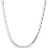 3,5mm Fantasiekette Silberkette Collier Halskette aus 925 Silber 45cm