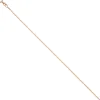 0,8mm feine Venezianerkette Kette Collier aus 925 Silber rotgold vergoldet 45cm