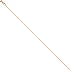0,8mm feine Venezianerkette Kette Collier aus 925 Silber rotgold vergoldet 42cm