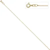 0,9mm feine Venezianerkette Kette Collier Halskette 925 Silber vergoldet 50cm