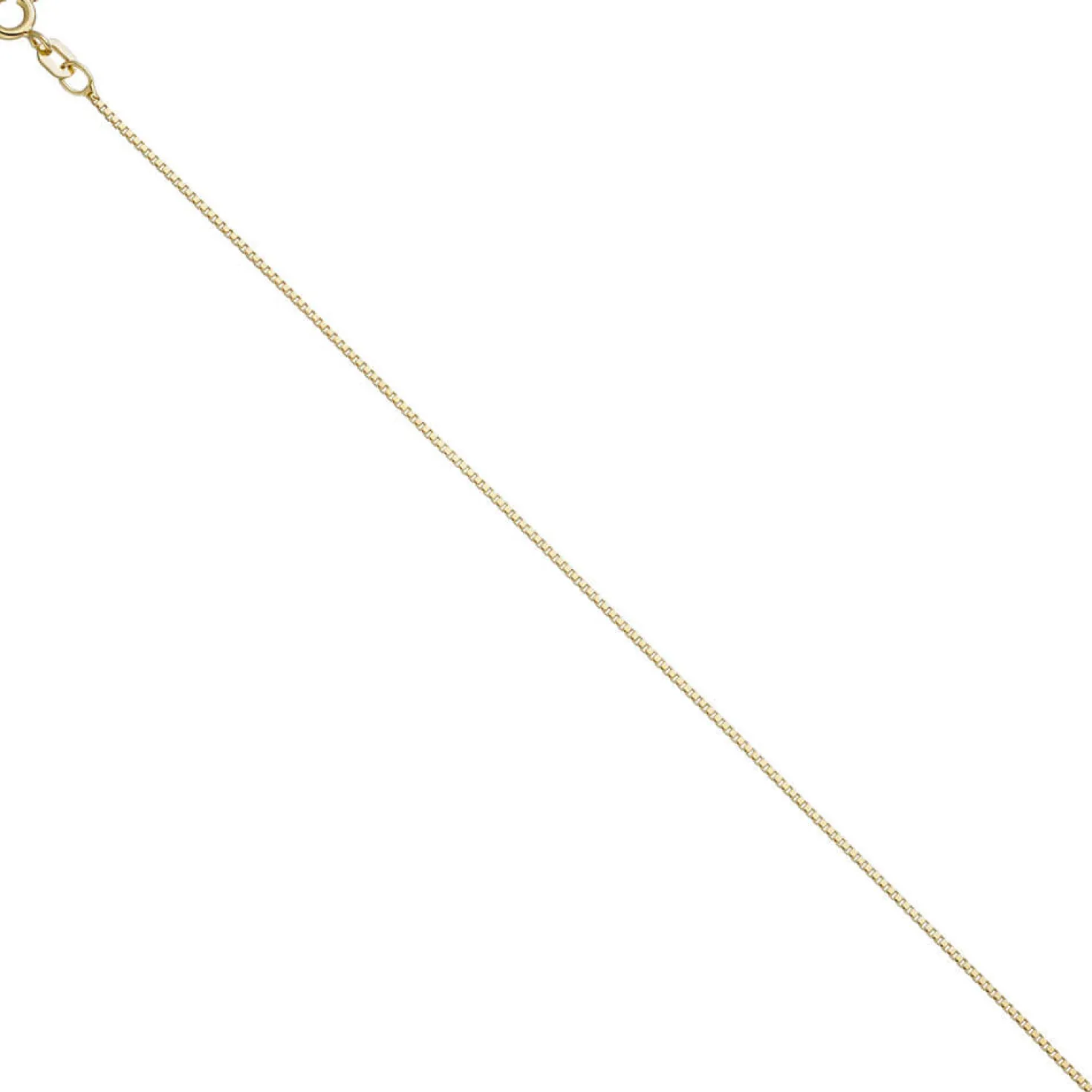 0,9mm feine Venezianerkette Kette Collier Halskette 925 Silber vergoldet 50cm
