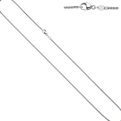 1,0mm feine Zopfkette Kette Halskette Collier 333 Gold Weißgold 45cm