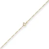 1,5mm Figarokette diamantiert Collier Halskette aus 585 Gold Gelbgold 42cm