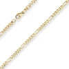 2,8mm Figarokette diamantiert Kette Collier Halskette aus 585 Gold Gelbgold 55cm