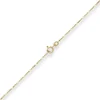 1,1mm Figarokette diamantiert Kette Collier Halskette aus 375 Gold Gelbgold 40cm