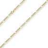 3,4mm Figarokette Goldkette Collier Halskette aus 375 Gold Gelbgold 55cm
