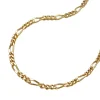 1,4mm Figarokette Halskette Collier aus 14Kt 585 Gold Gelbgold 45cm