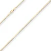 2,6mm Flach-Panzerkette weit Collier Halskette aus 585 Gold Gelbgold 45cm