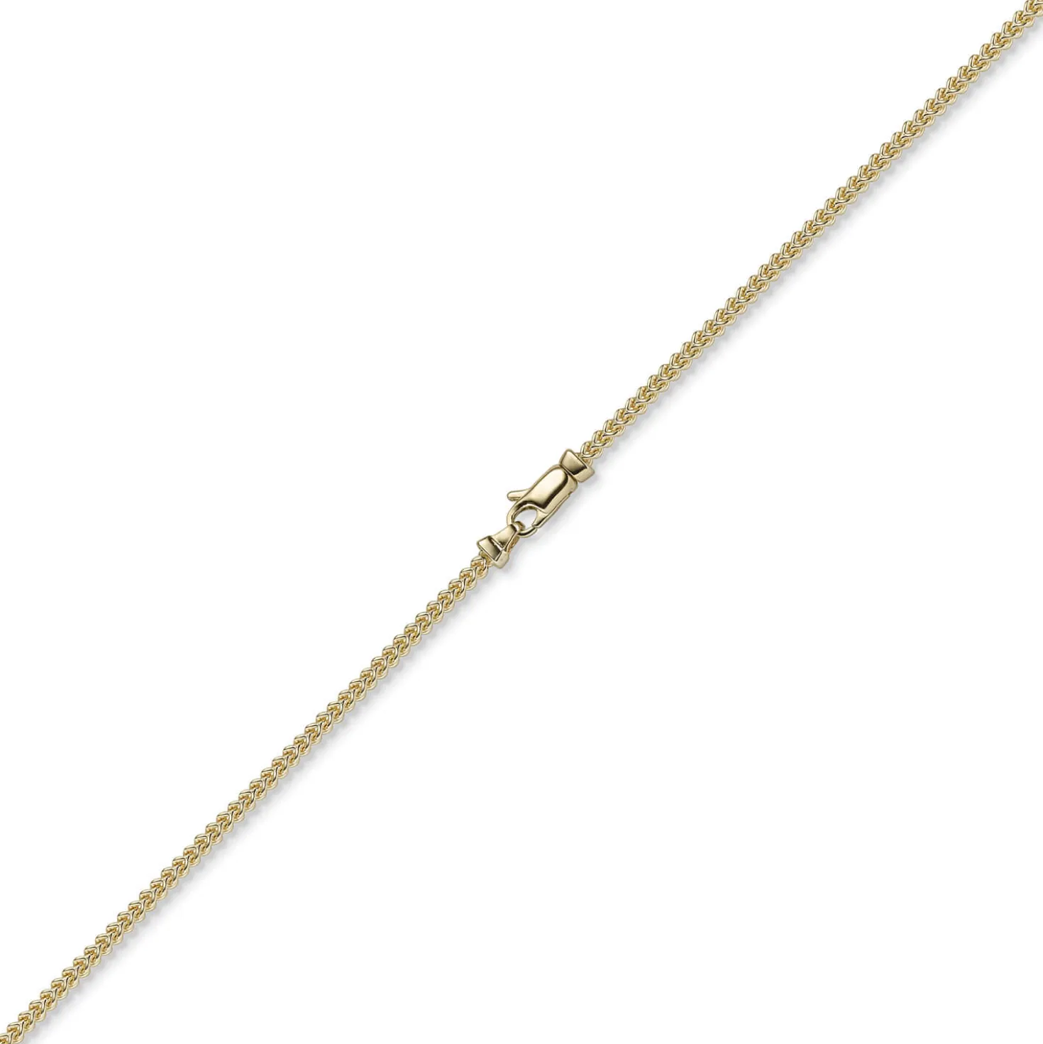 2mm Franco Kette Halskette Collier aus 585 Gold Gelbgold massiv 45cm