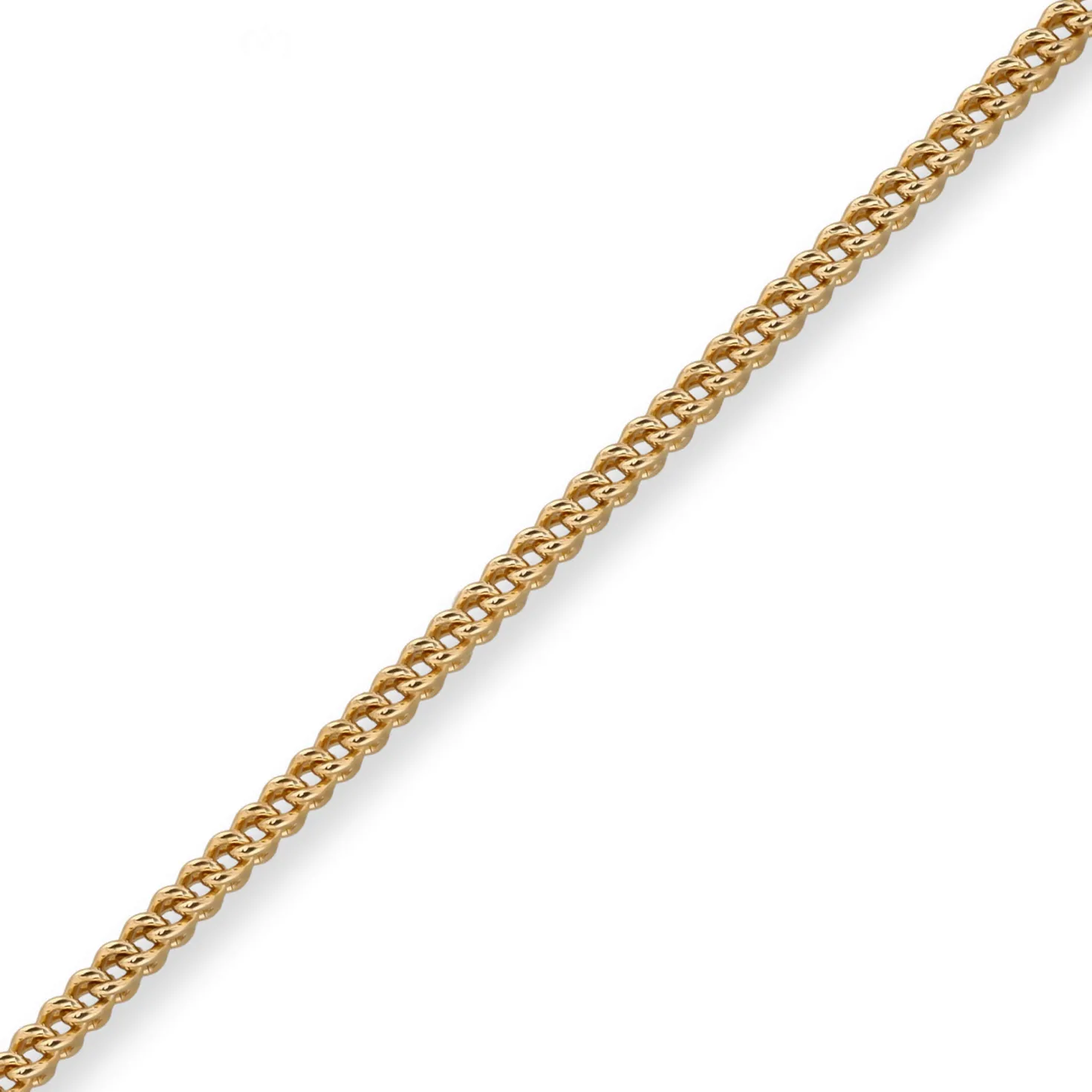 3,5mm Franco Kette Halskette Collier aus 585 Gold Gelbgold massiv 70cm