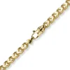 6,5mm Franco Kette Halskette Collier aus 585 Gold Gelbgold massiv 65cm Herren