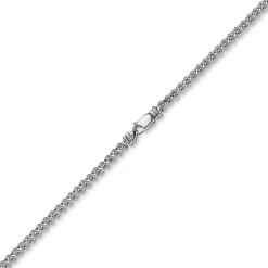 3,5mm Franco Kette Halskette Collier aus 585 Gold Weißgold massiv 60cm