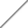 3,5mm Franco Kette Halskette Collier aus 585 Gold Weißgold massiv 55cm
