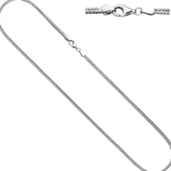 2,5mm Fuchsschwanzkette Kette Collier Halskette Halsschmuck aus 925 Silber, 45cm