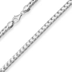 5,6mm Fuchsschwanzkette Silberkette Collier Halskette aus 925 Silber 60cm
