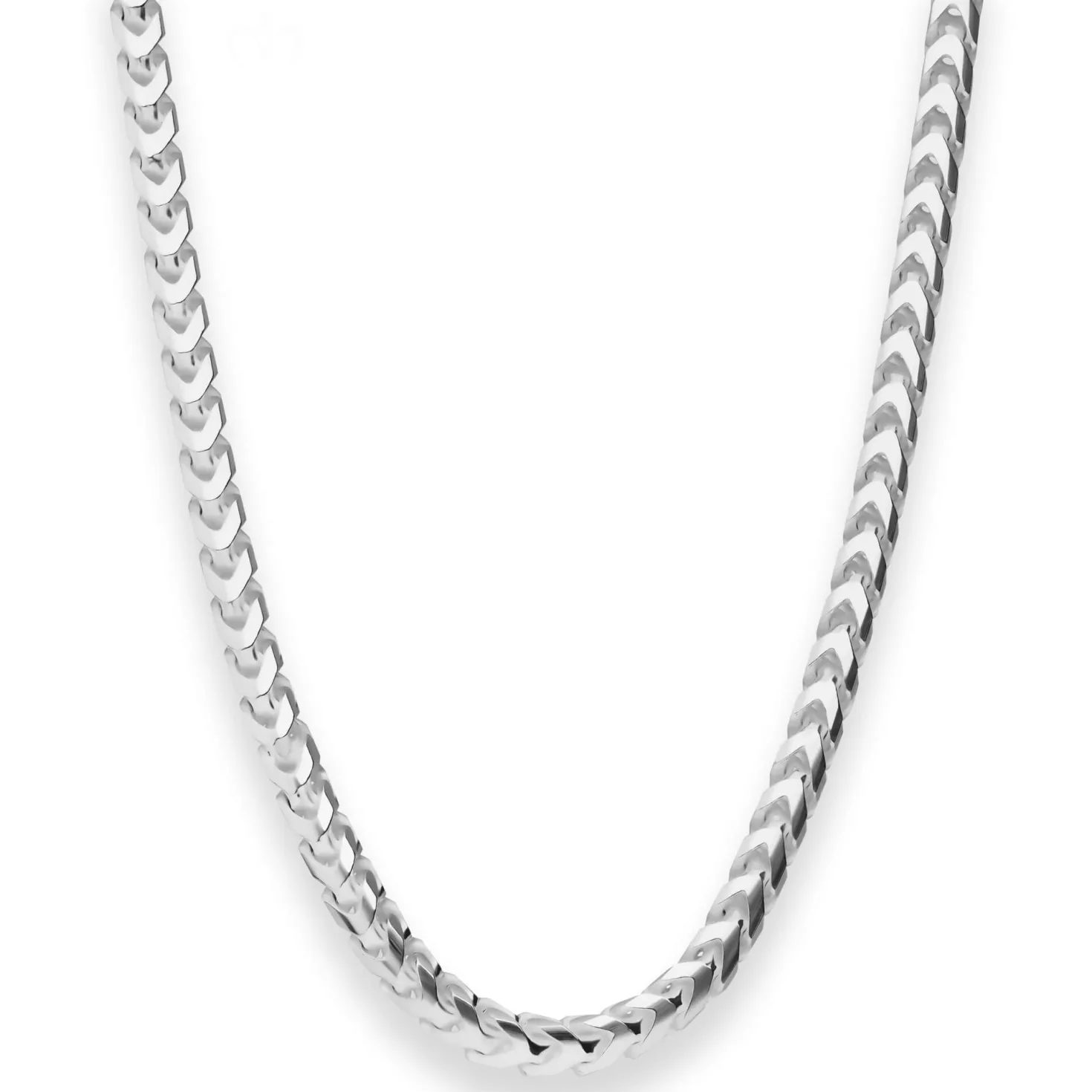 5,1mm Fuchsschwanzkette Silberkette Collier Halskette aus 925 Silber 45cm
