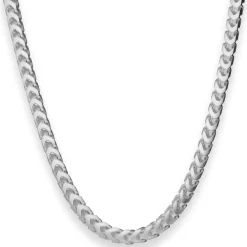5,1mm Fuchsschwanzkette Silberkette Collier Halskette aus 925 Silber matt 60cm