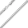 5,6mm Fuchsschwanzkette Silberkette Collier Halskette aus 925 Silber 55cm