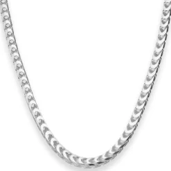 5,6mm Fuchsschwanzkette Silberkette Collier Halskette aus 925 Silber 55cm