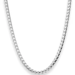 4,3mm Fuchsschwanzkette Silberkette Collier Halskette aus 925 Silber 60cm