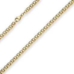 5,2mm Garibaldikette Goldkette Collier Halskette aus 585 Gold Gelbgold 45cm