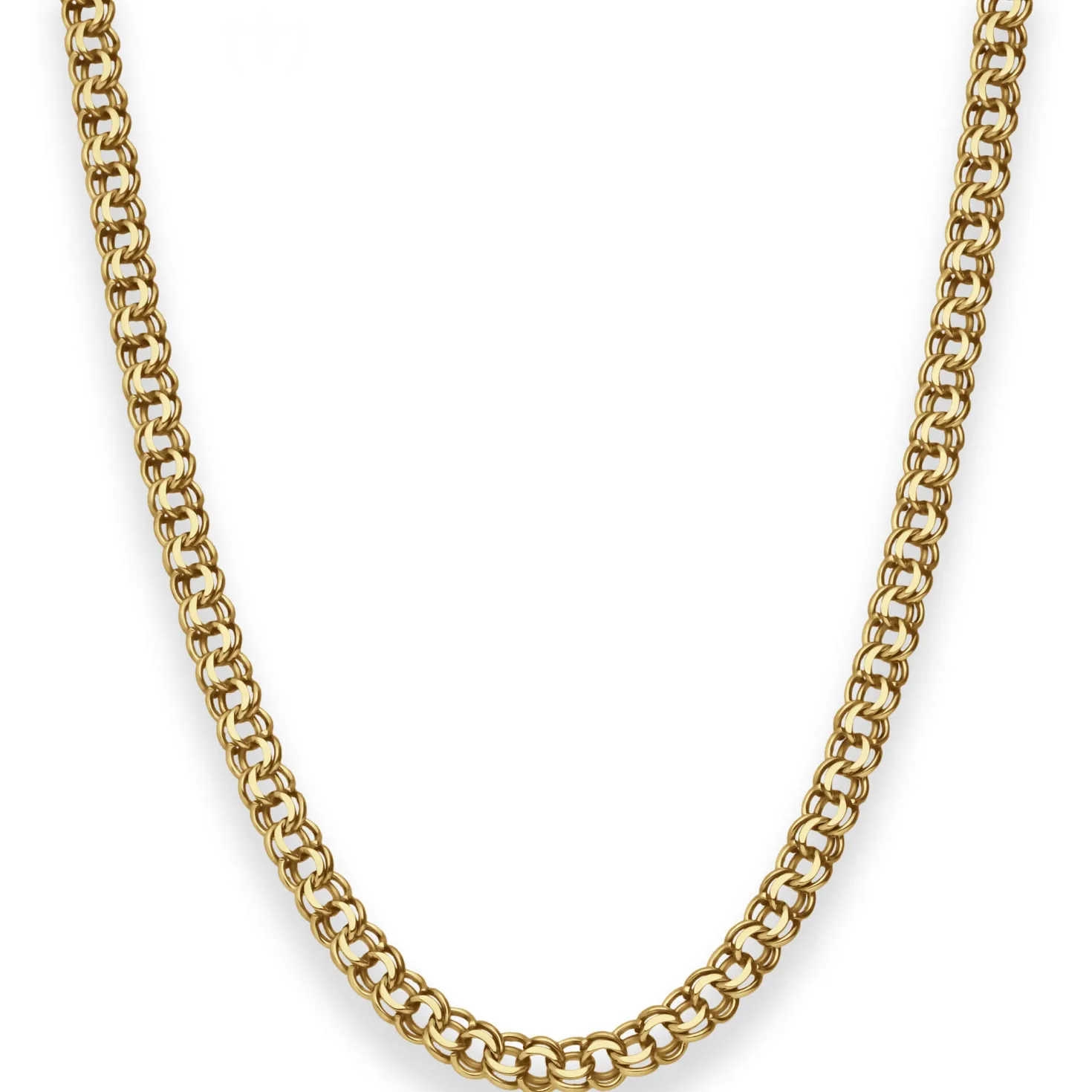 5,2mm Garibaldikette Goldkette Collier Halskette aus 585 Gold Gelbgold 45cm
