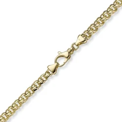 5,5mm Garibaldi Kette Halskette aus 585 Gold Gelbgold massiv 55cm