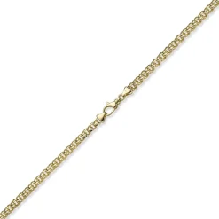 5,5mm Garibaldi Kette Halskette aus 585 Gold Gelbgold massiv 55cm