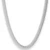6,3mm Geflechte-Kette Silberkette Collier Halskette aus 925 Silber 45cm