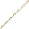 11mm Halskette Collier Paper-Clip Phantasie-Kette aus 585 Gold Gelbgold 50cm