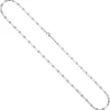 3,2mm Halskette Kette Collier aus 925 Silber rhodiniert 45cm Silberkette