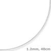 1,2mm Halsreif Halskette aus 925 Silber 40cm