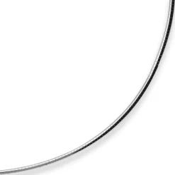2mm Halsreif Halskette aus 925 Silber 38cm
