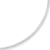 2mm Halsreif Halskette aus 925 Silber 40cm