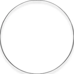 1,5mm Halsreif Halskette aus 925 Silber rhodiniert 45cm